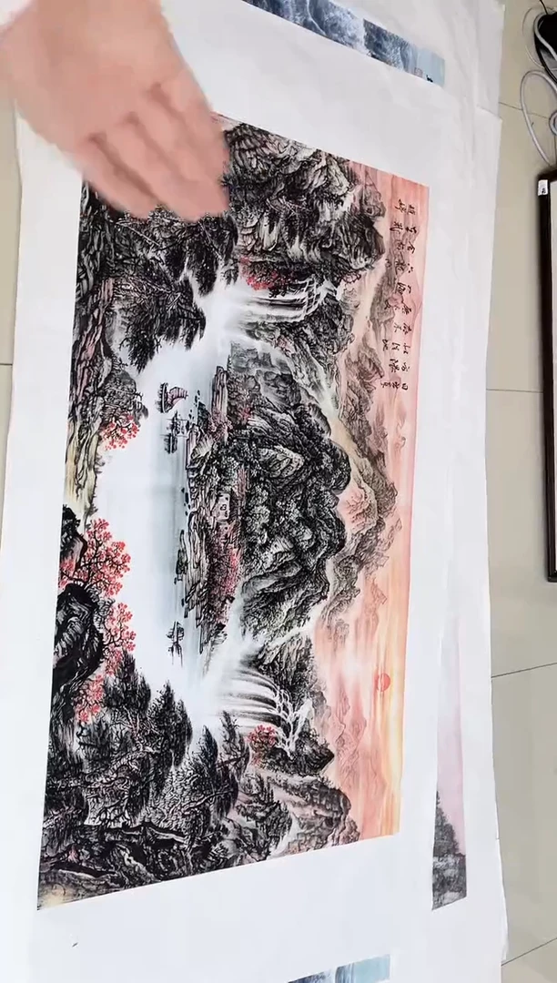 国画九霄甄选国画作品x3