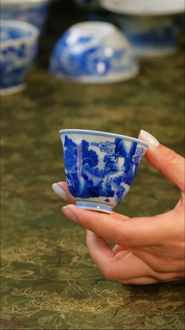 其他精品青花单杯
