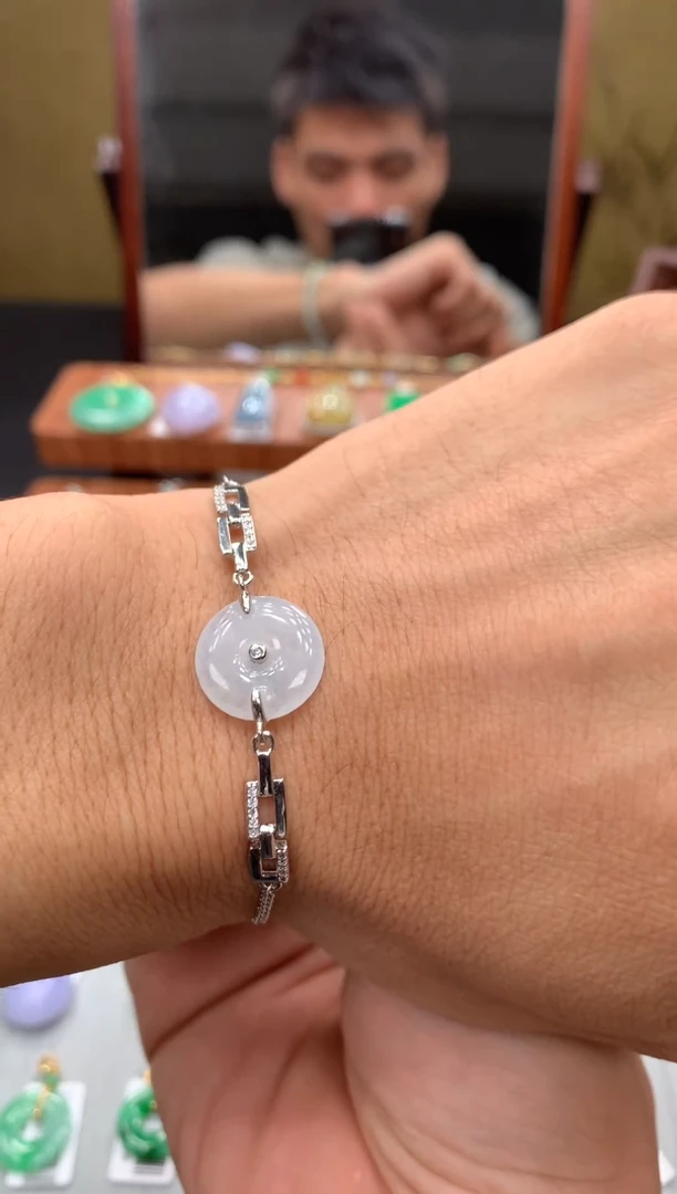 未镶嵌手链翡翠手链