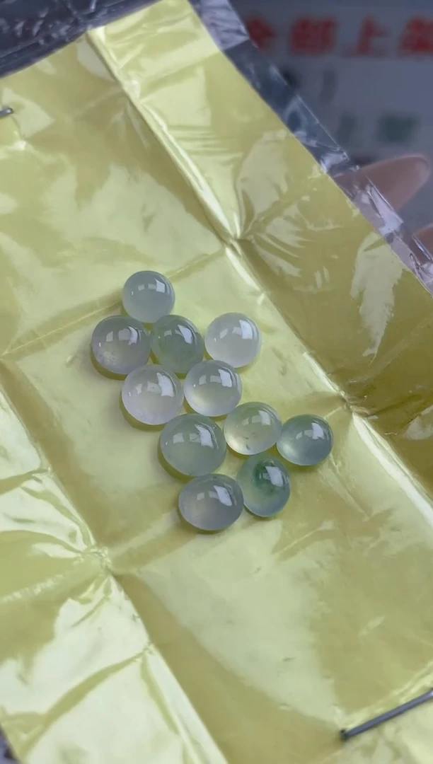【闪购商品】翡翠耳饰未镶嵌天然A货翡翠5