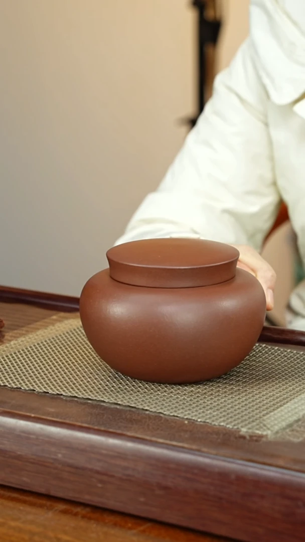 宜兴原矿紫砂茶叶罐