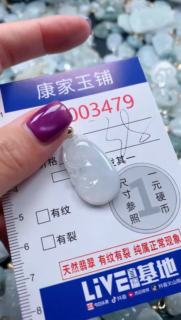 颈饰未镶嵌翡翠3479