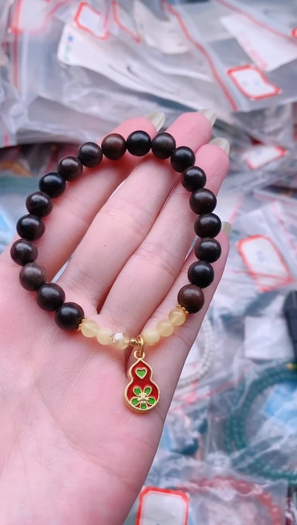 未镶嵌琥珀手链多样性发拍一发一