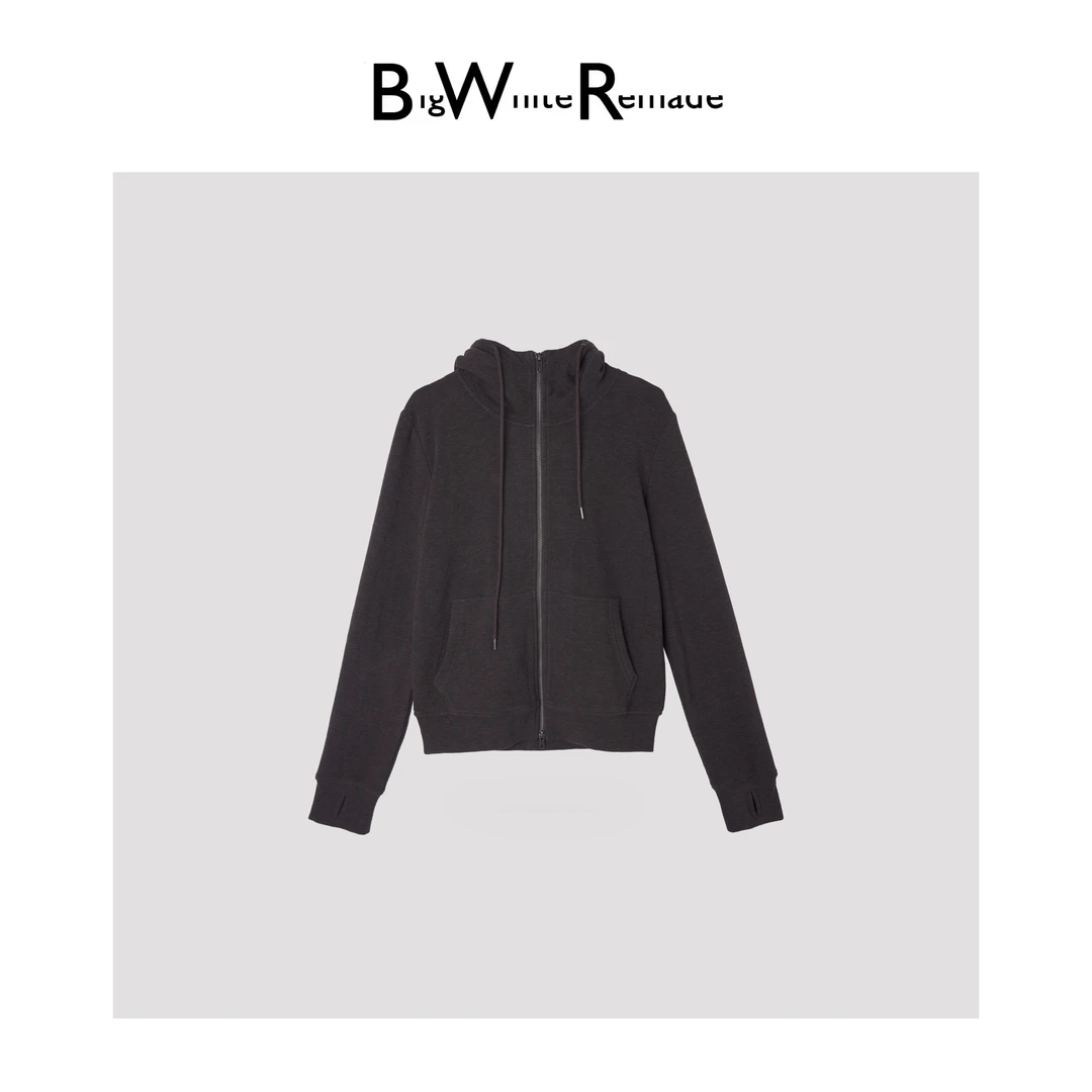 BIG WHITE REMADE“松弛美感”山羊绒+桑蚕丝休闲上衣+裤子D5L953