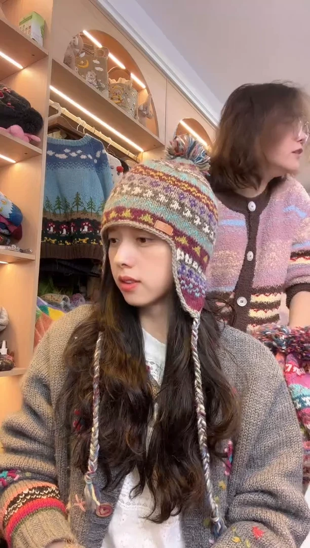 羊毛骑****侠百羊毛护耳帽B773