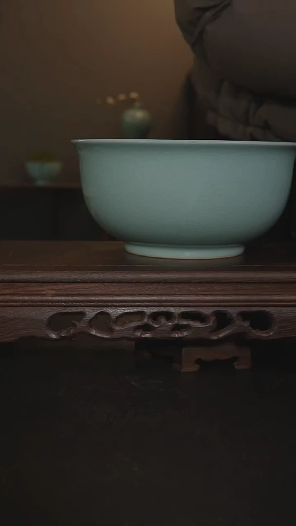 摆件瓷杨聚斌汤盆