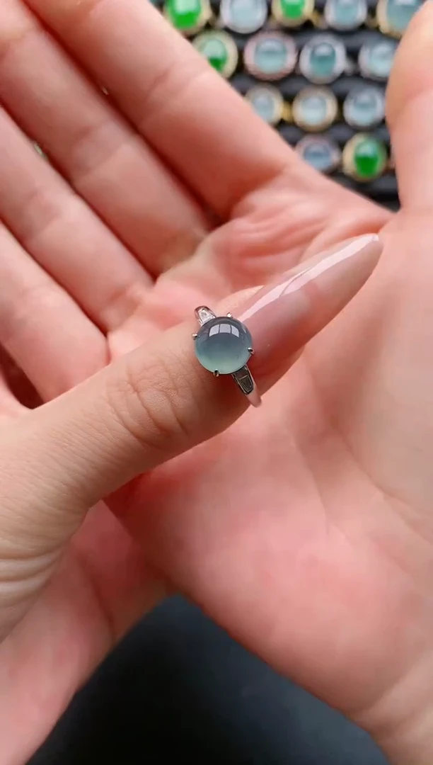 【闪购商品】翡翠戒指银S925镶嵌11111111