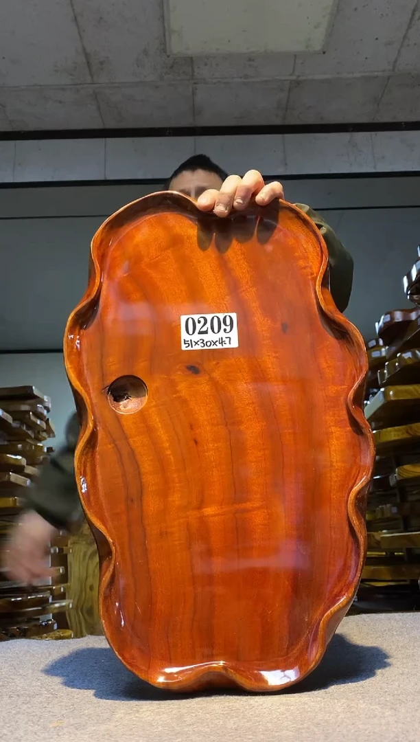 实木茶盘 一物一拍（不含配件）