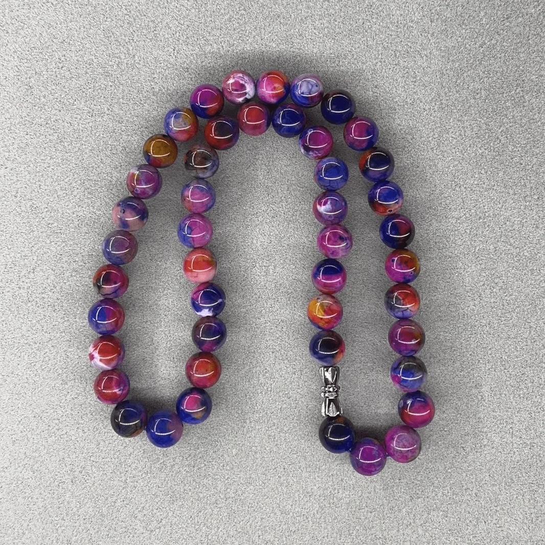 【孟总甄选】天然凤羽明珠10mm项链