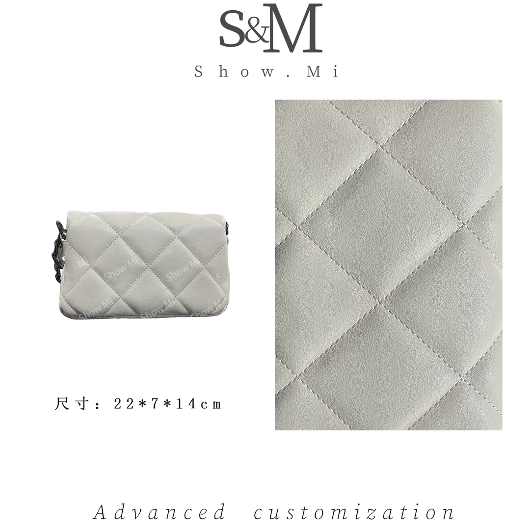 小号【Show Mi】GQ-88751-米白-轻奢小众时尚百搭女士包包sm