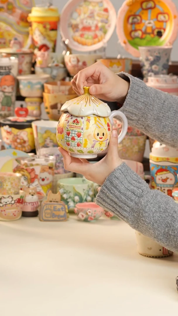 其他陶景德镇釉下彩手绘设计师款陶瓷