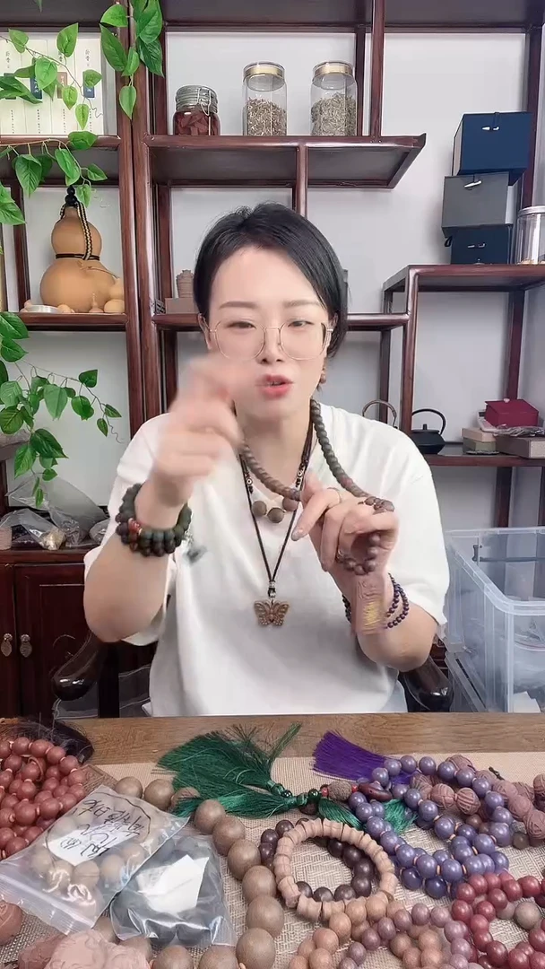 泥塑抱扑+金颜茉莉的大脖挂