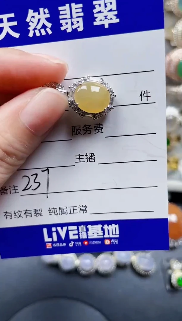 颈饰银S925镶嵌翡翠237