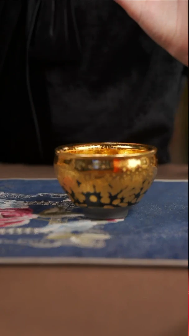 【闪购商品】【鎏金缘轩金盏（将军）杯】