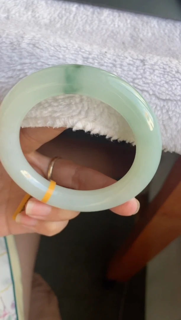 未镶嵌手镯翡翠（巨巨巨推荐）胖圆冰胶芙蓉种23号