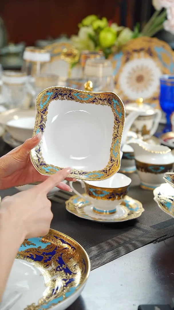 瓷片6英寸沙拉碗2个