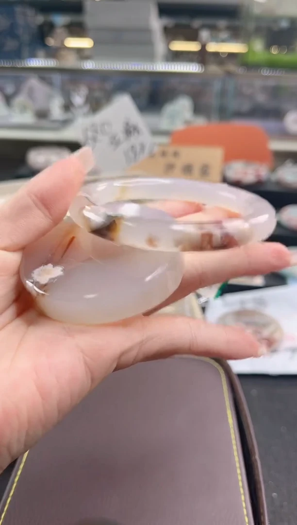 未镶嵌手镯石英质玉60圈口（赠品镯心）6411327