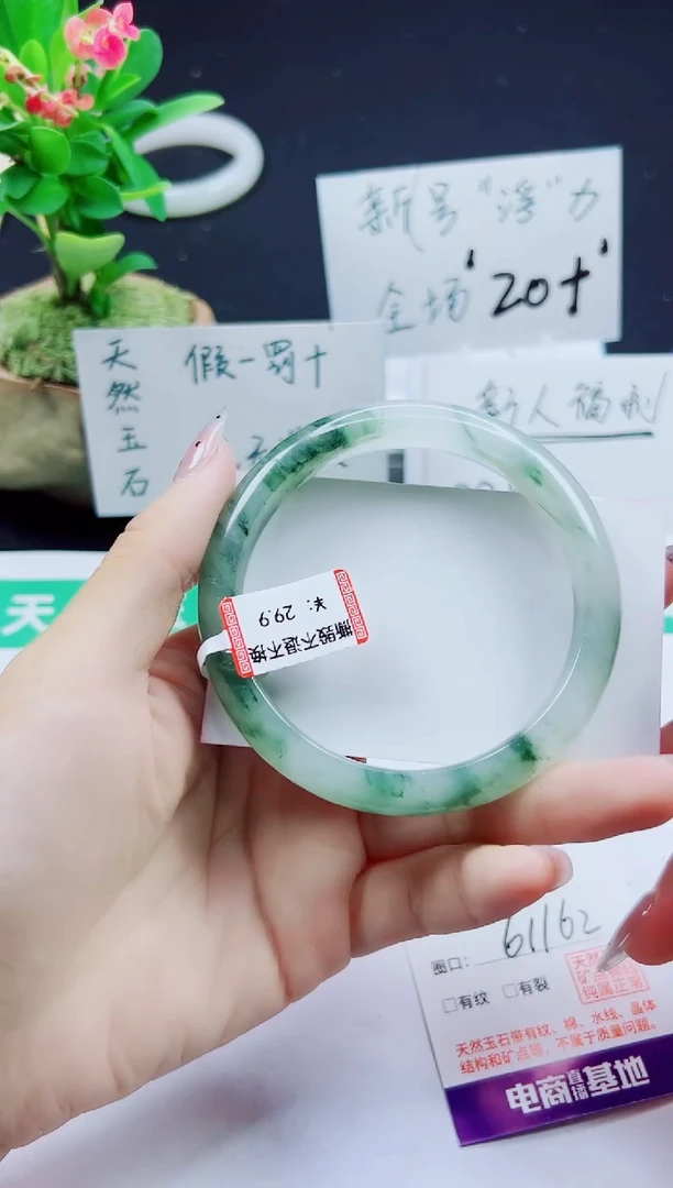 未镶嵌手镯石英质玉198-61/62