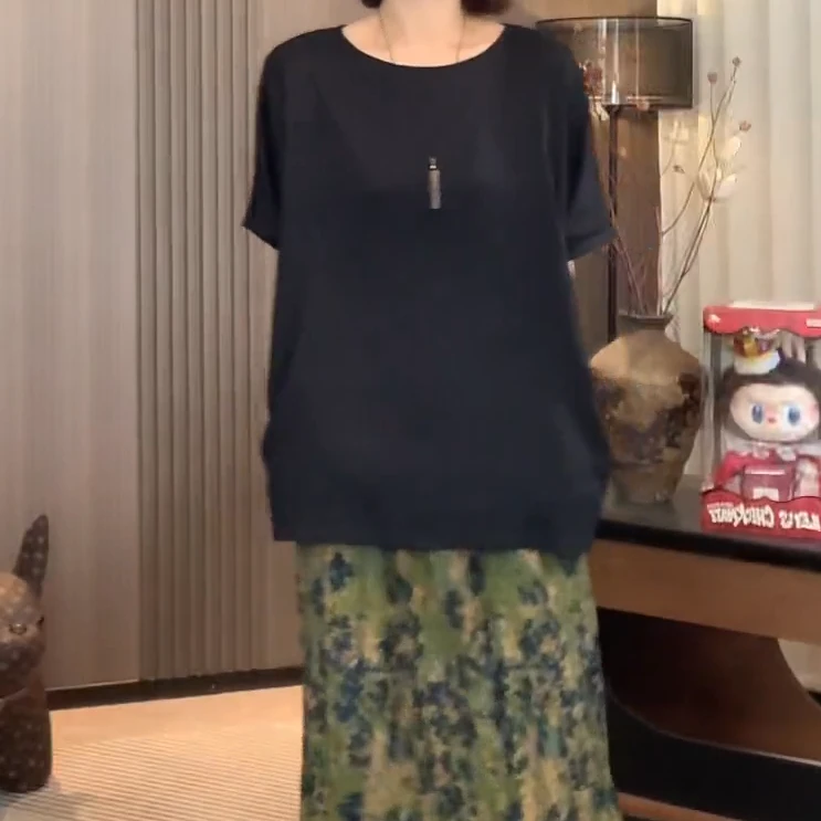【绑带贝壳扣】清冷系禅意衣服女夏季出游服装上衣潮C5796