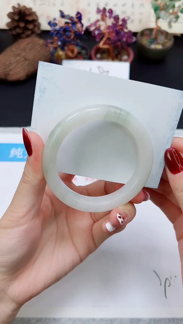 未镶嵌手镯石英质玉A168-54`55`56