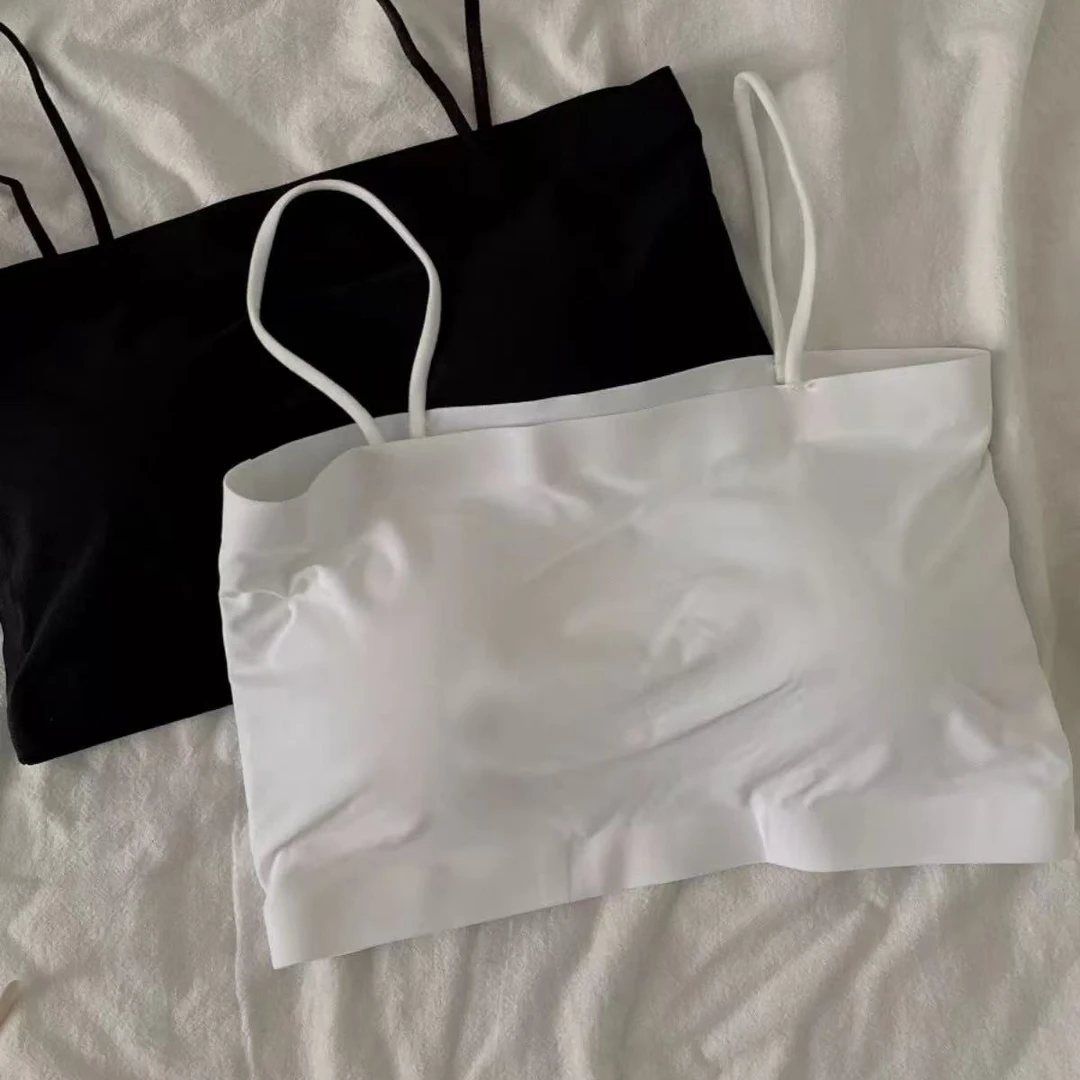 纯色ins风抹胸夏季新款女装韩版学生修身百搭少女吊带裹胸内衣