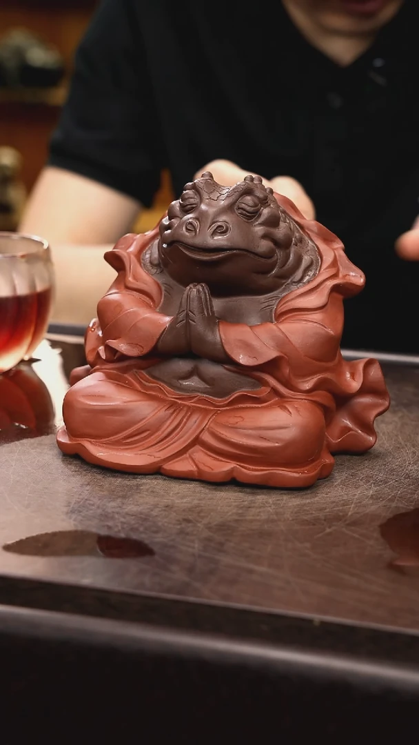 紫砂茶宠紫砂大蟾仙