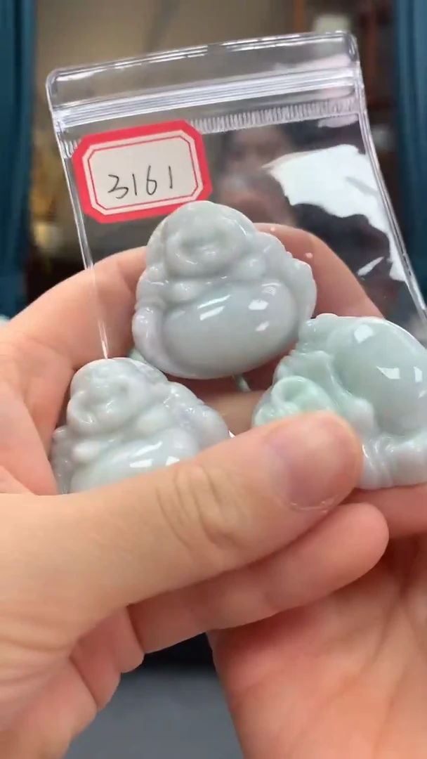 颈饰未镶嵌翡翠佛公 3161多样性发一件