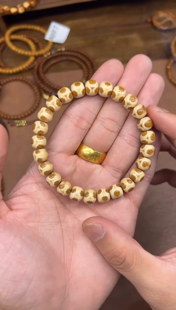 手串紫金鼠鬼脸实心