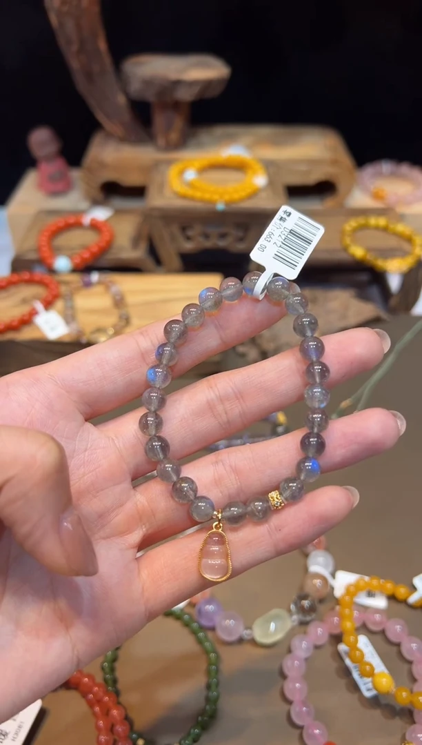 手链未镶嵌长石手饰@@D3212