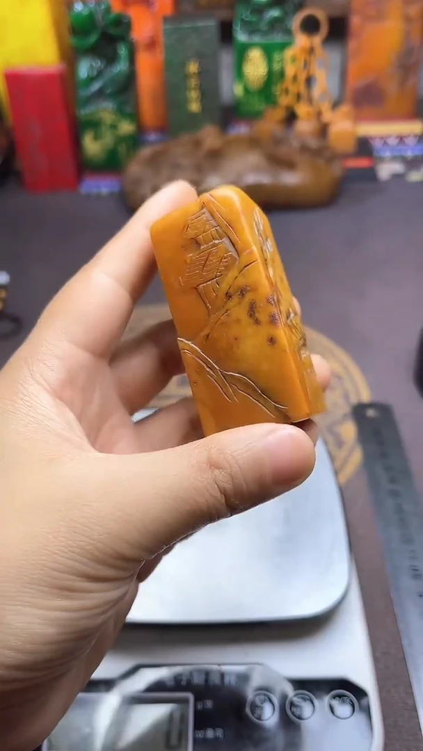 寿山石印石纯天然石料