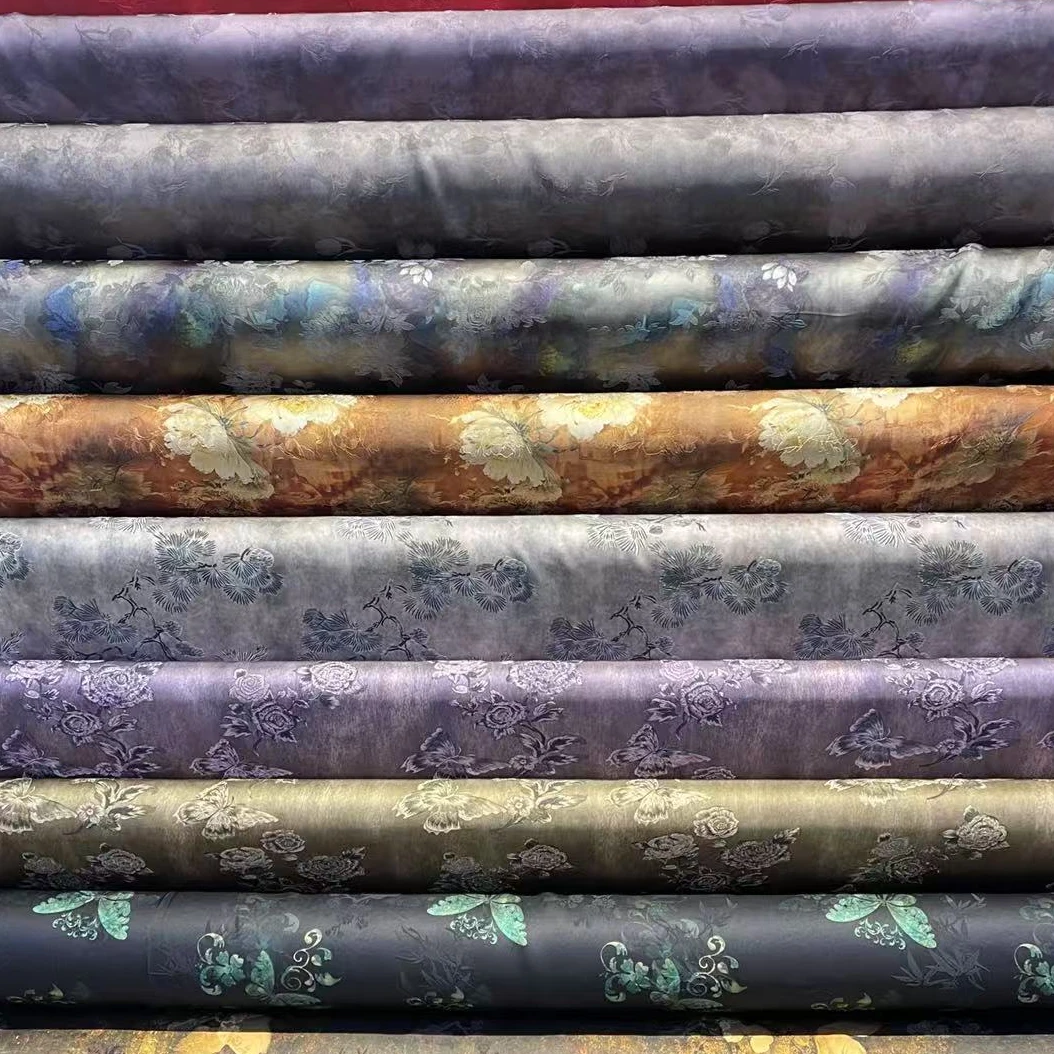 直播间香云纱布头 真丝面料 A64