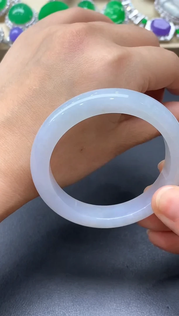 未镶嵌手镯翡翠447-中国好珍宝