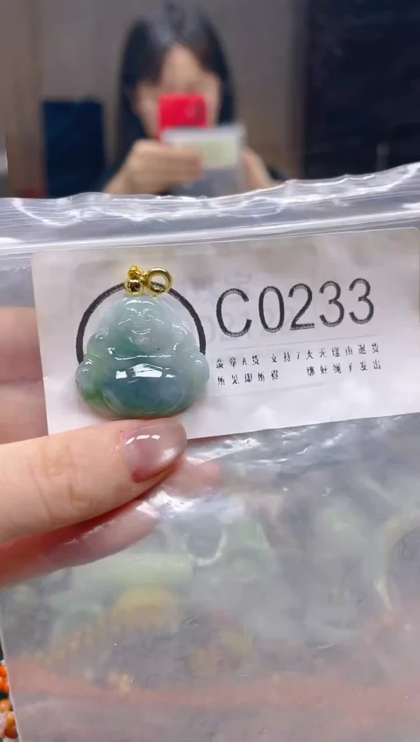 翡翠未镶嵌颈饰/C/翡翠A货一图一物