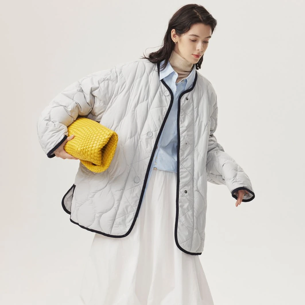 大七【新国标90绒】羽绒服女-轻盈慵懒风-韩里韩气-宽松版型-O负重