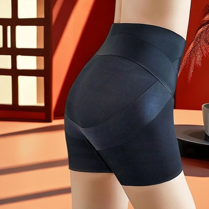 提臀裤收腹内裤瑜伽塑身女运动产后短裤收小肚子美体裤安全裤