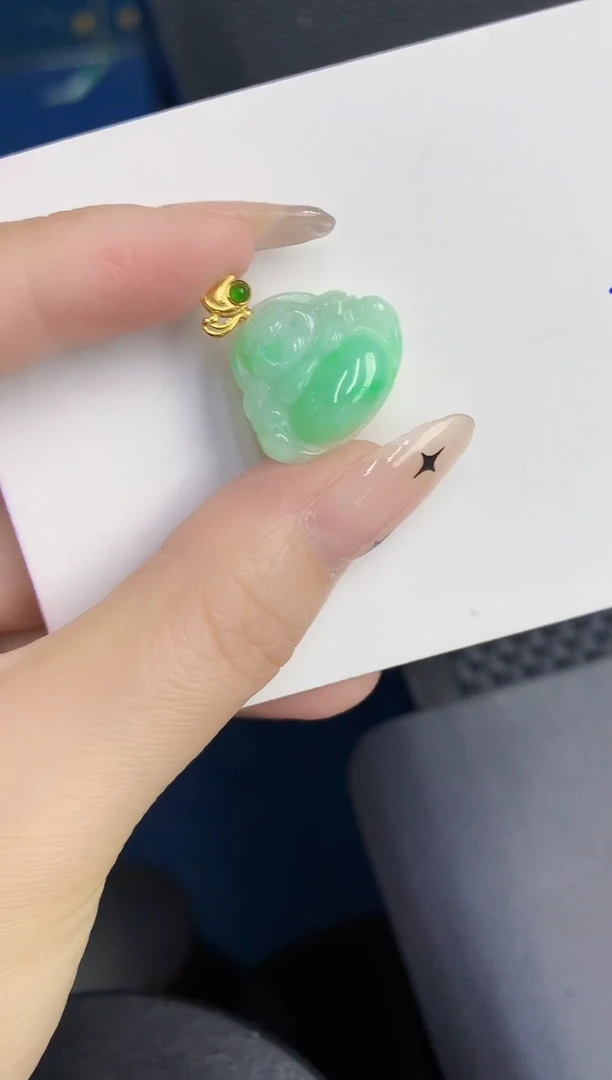 颈饰未镶嵌翡翠缅甸天然翡翠A货