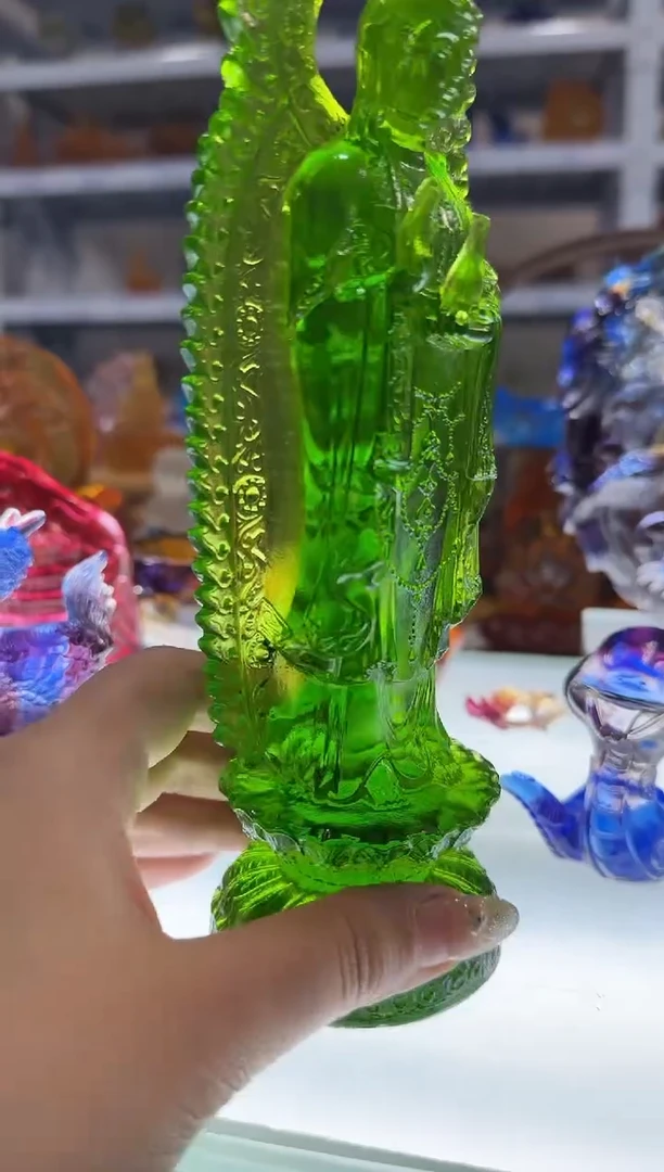 琉璃手工艺品观音 结缘