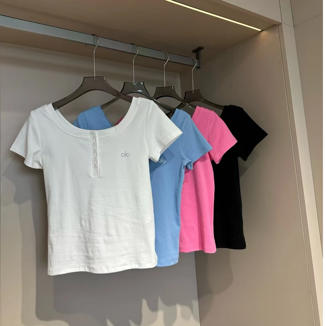 成人 女装 al方领五扣短袖【自制】