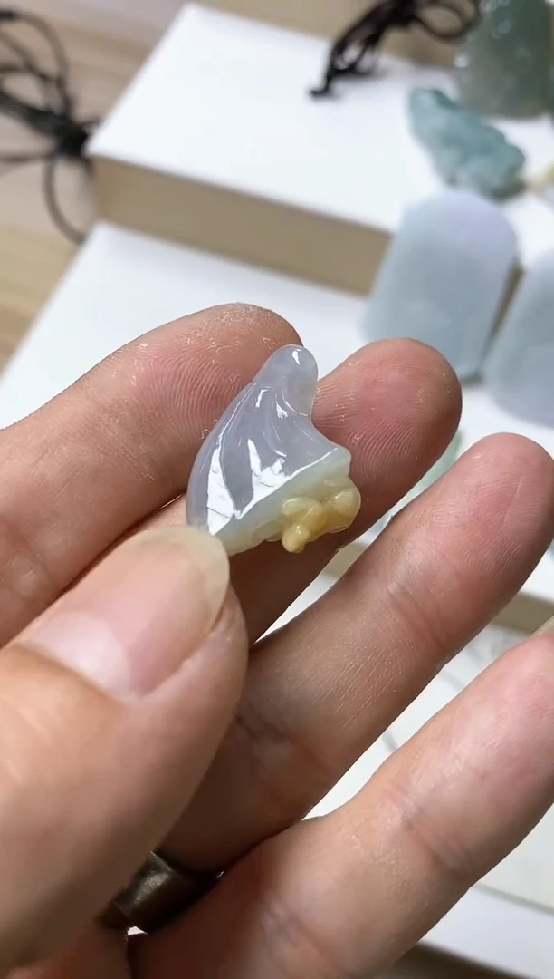 颈饰未镶嵌翡翠22天然缅甸翡翠A货莲蓬