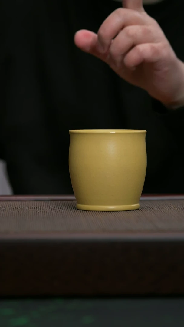 【闪购商品】紫砂茶壶宜兴原矿紫砂@@鸡油黄杯子