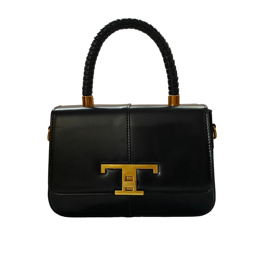 【芝麻集】RA-3278-黑色RAIN.CUN休闲简约时尚腋下斜跨轻奢女包