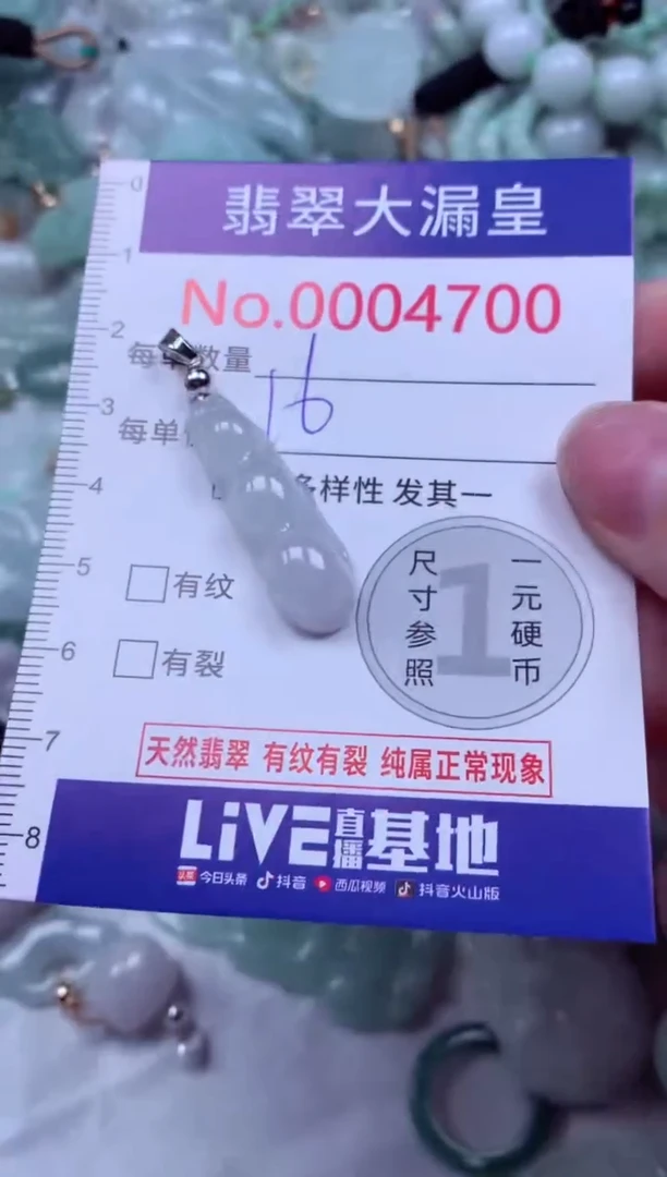 吊坠(不含链)未镶嵌翡翠4700