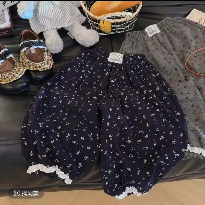 春秋女休闲风学院风休闲裤休闲裤时尚加绒加厚