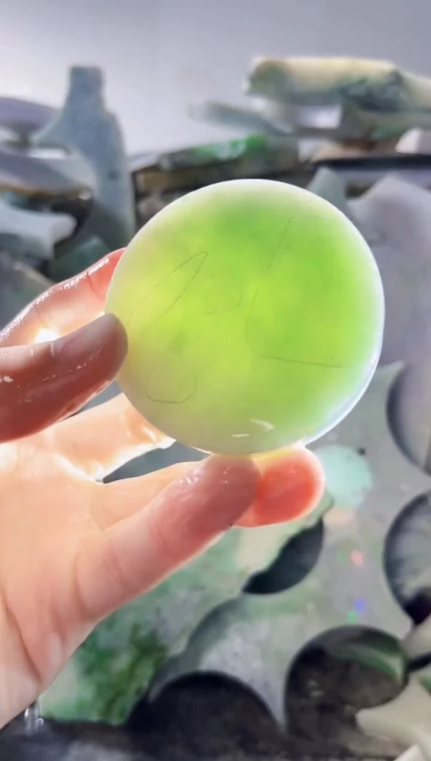 裸石翡翠缅甸翡翠A货文1382