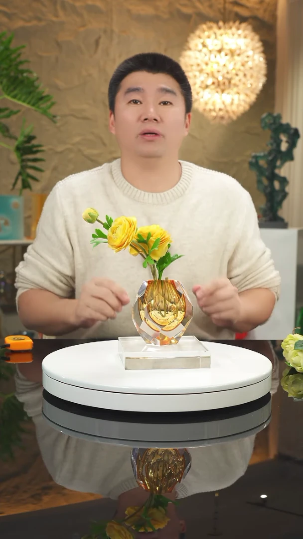 【闪购商品】摆件琥珀切面香薰瓶