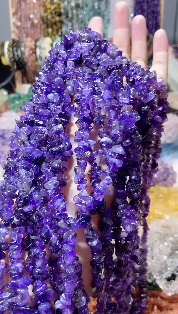 未镶嵌珠宝半成品水晶紫水晶