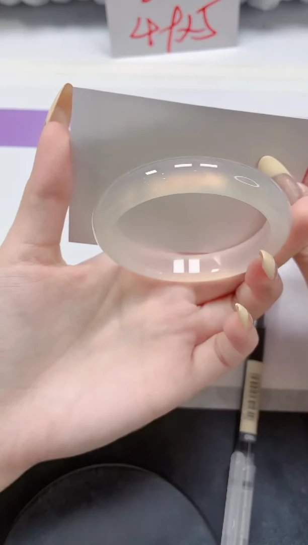 石英质玉手镯未镶嵌337-荔枝54.7