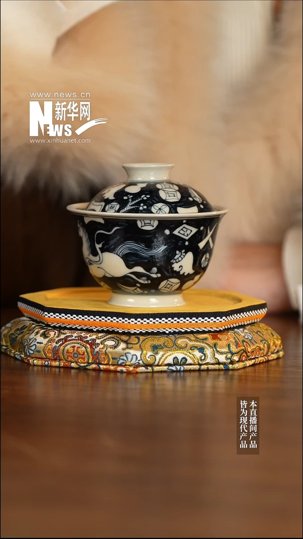 摆件陶瓷新华网瓷-山雨22