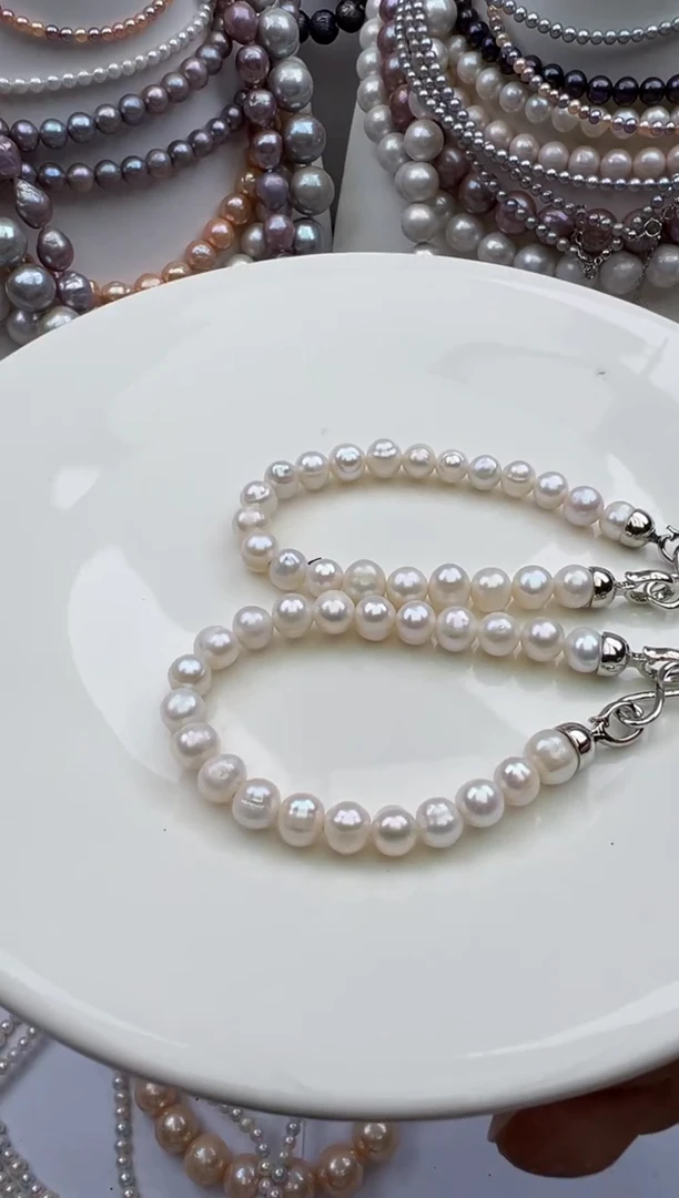 淡水珍珠未镶嵌颈饰1