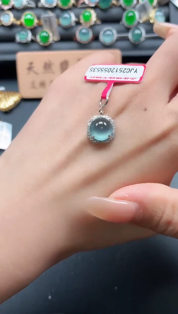 银S925镶嵌戒指翡翠11111